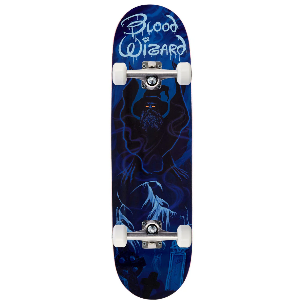 Blood Wizard Darktasia Knight On Beard Mountain Skateboard Complete - 9.00"