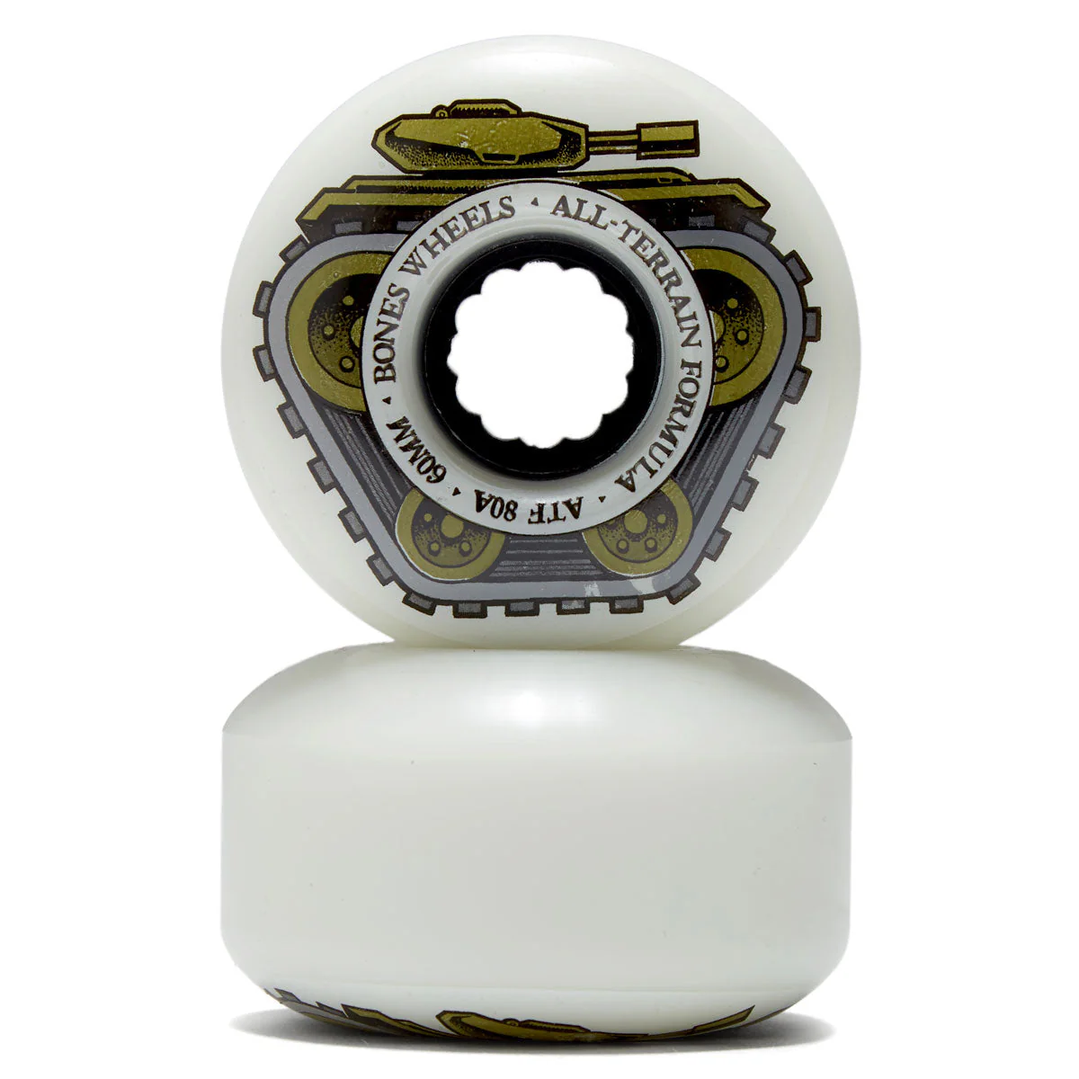 Bones ATF All Tank 80a Skateboard Wheels - 60mm - Image 2