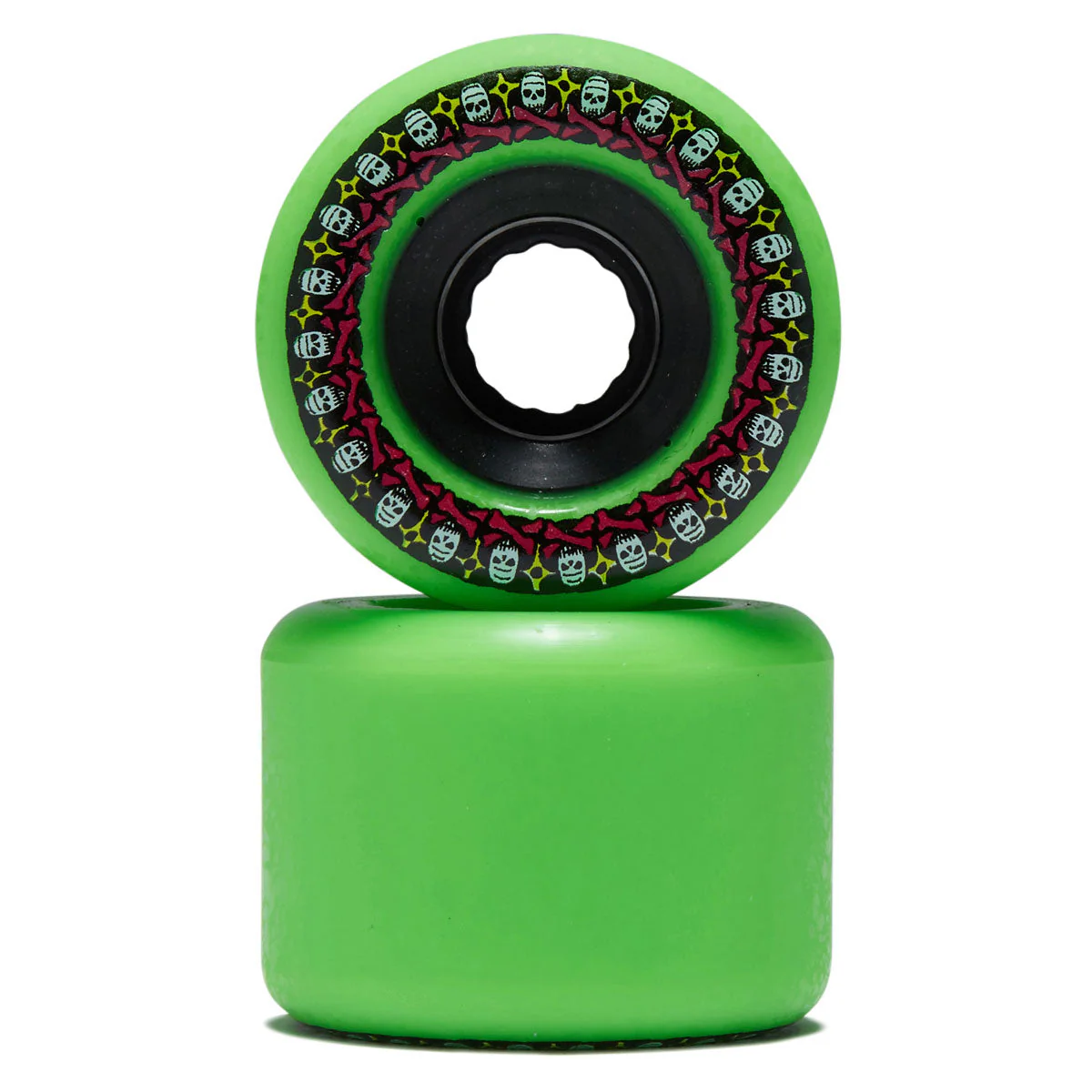 Bones ATF Rough Riders 80a Skateboard Wheels - Green - 59mm - Image 2