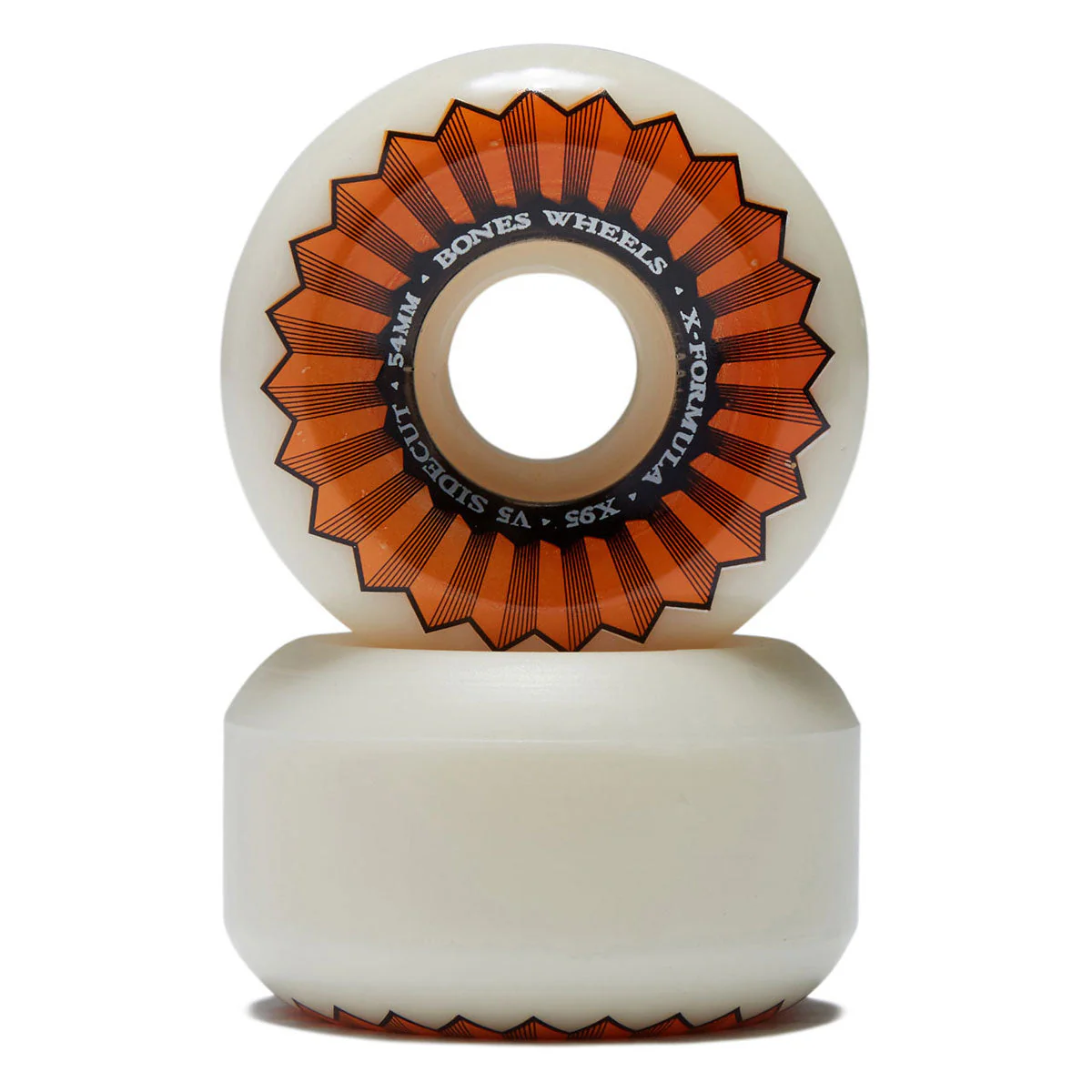 Bones X Formula Sidecuts 95a V5 Sidecut Skateboard Wheels - 54mm - Image 2