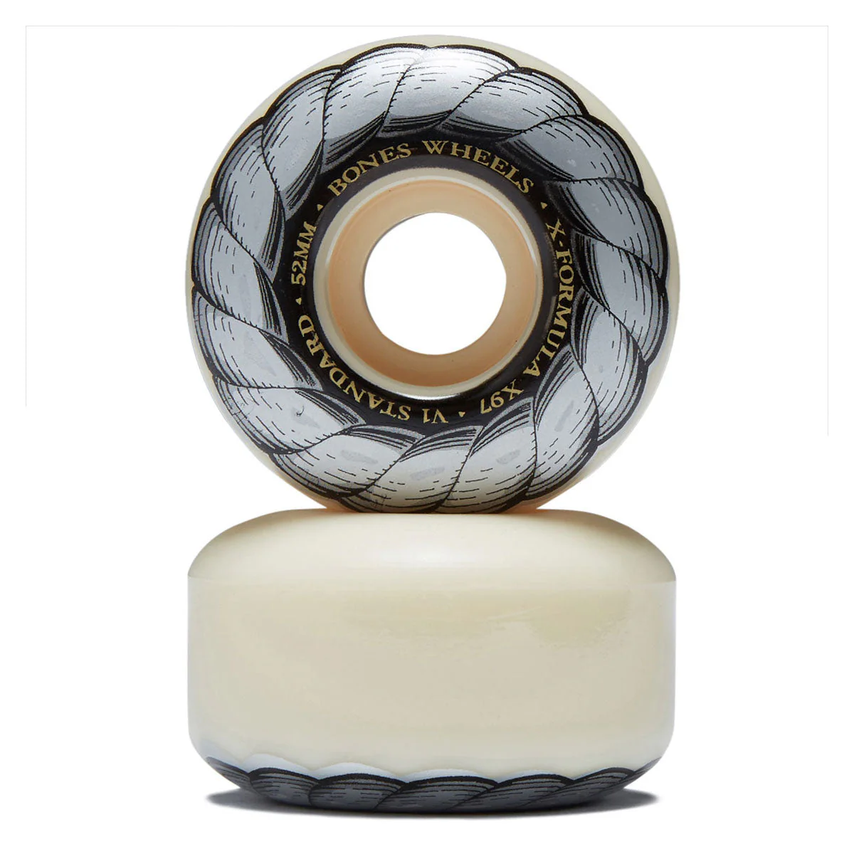 Bones X Formula Standards 97a V1 Skateboard Wheels - 52mm - Image 2
