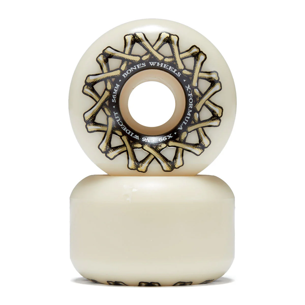 Bones X Formula Widecuts 99a V6 Wide-Cut Skateboard Wheels - 56mm - Image 2
