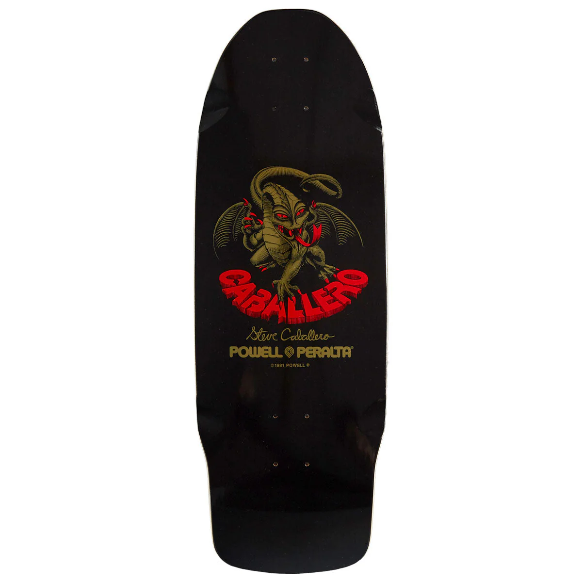 Bones Brigade Steve Caballero Series 16 Skateboard Deck - Black - 10.09"