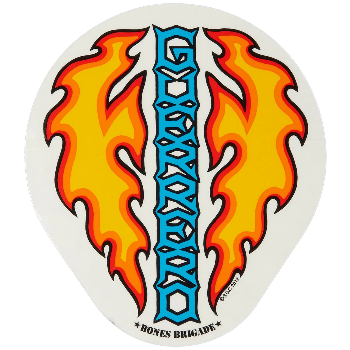 Bones Brigade Tommy Guerrero Sticker - 5.125"