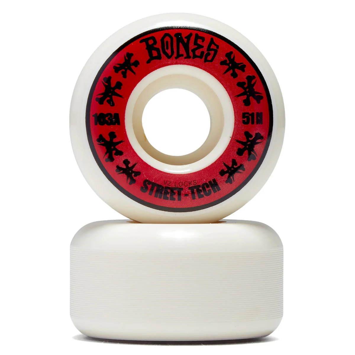 Bones STF Locks 103a V2 Lock Skateboard Wheels - 51mm - Image 2