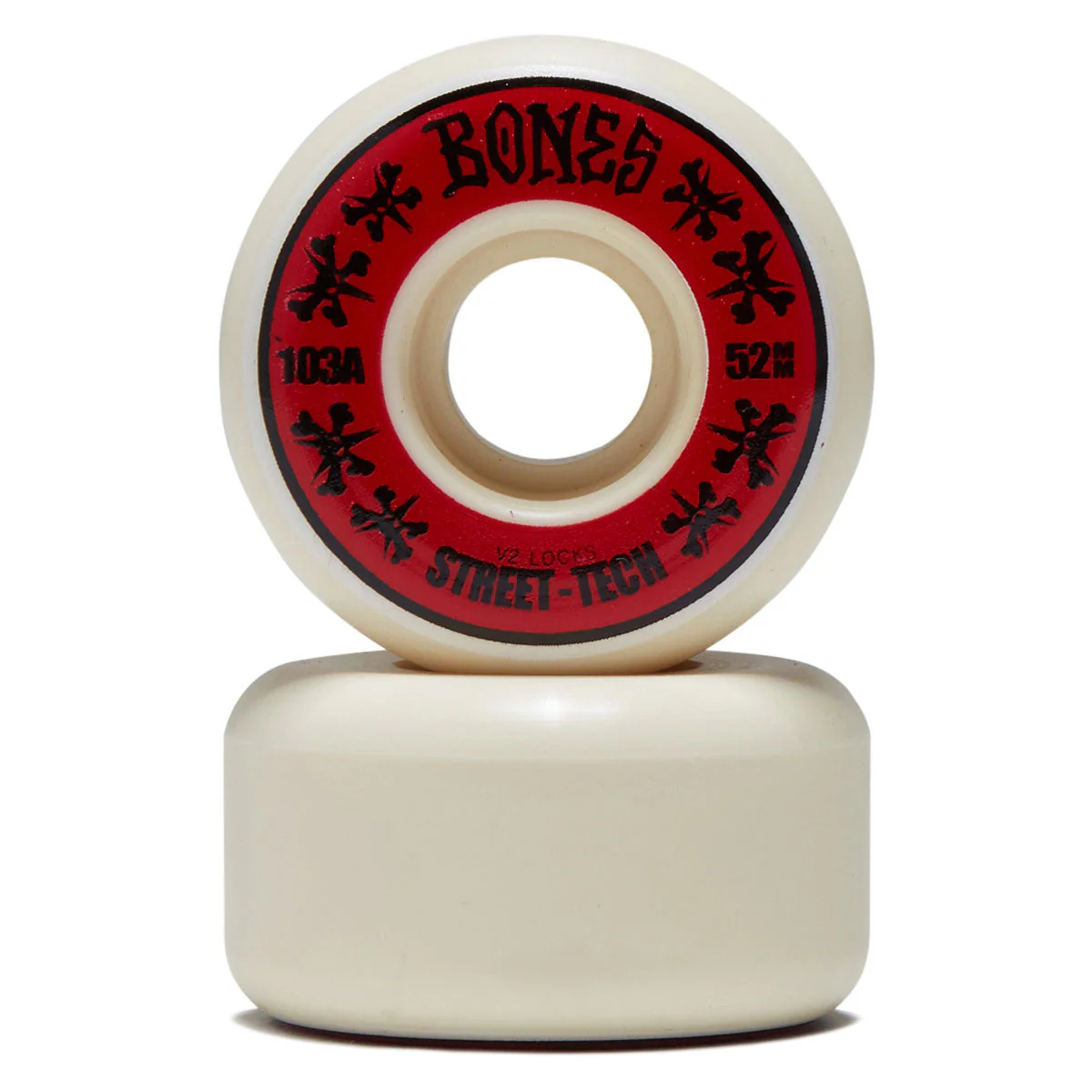 Bones STF Locks 103a V2 Lock Skateboard Wheels - 52mm - Image 2