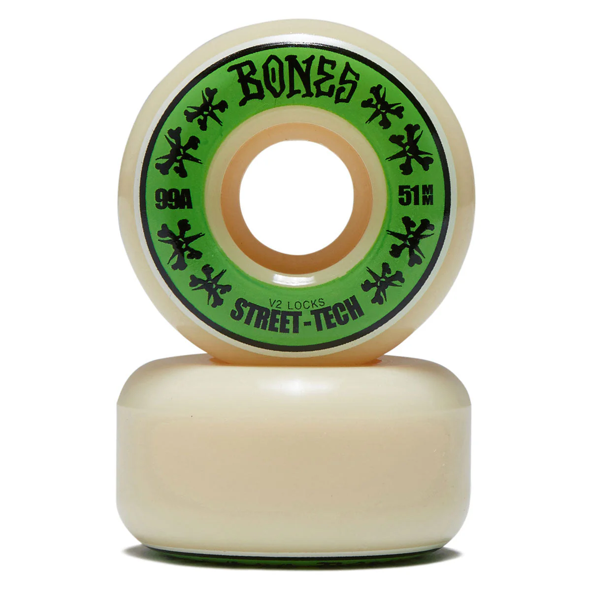 Bones STF Locks 99a V2 Locks Skateboard Wheels - 51mm - Image 2