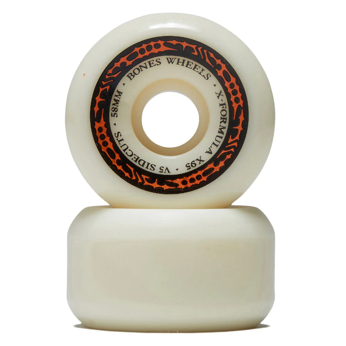 Bones X-Formula Sidecuts 95a V5 Sidecut Skateboard Wheels - 58mm - Image 2