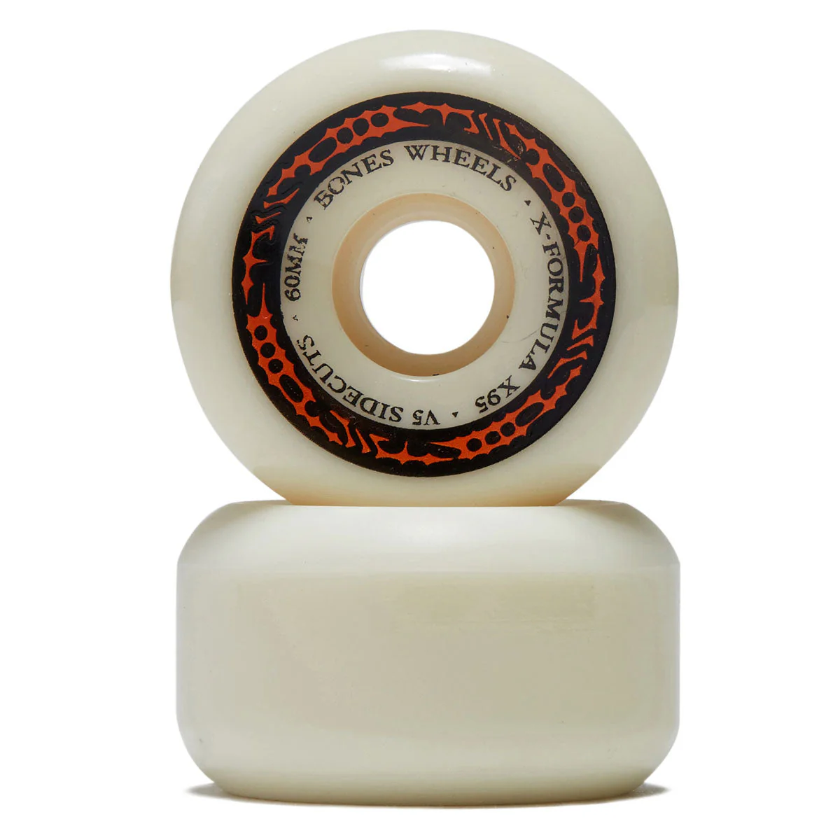 Bones X-Formula Sidecuts 95a V5 Sidecut Skateboard Wheels - 60mm - Image 2
