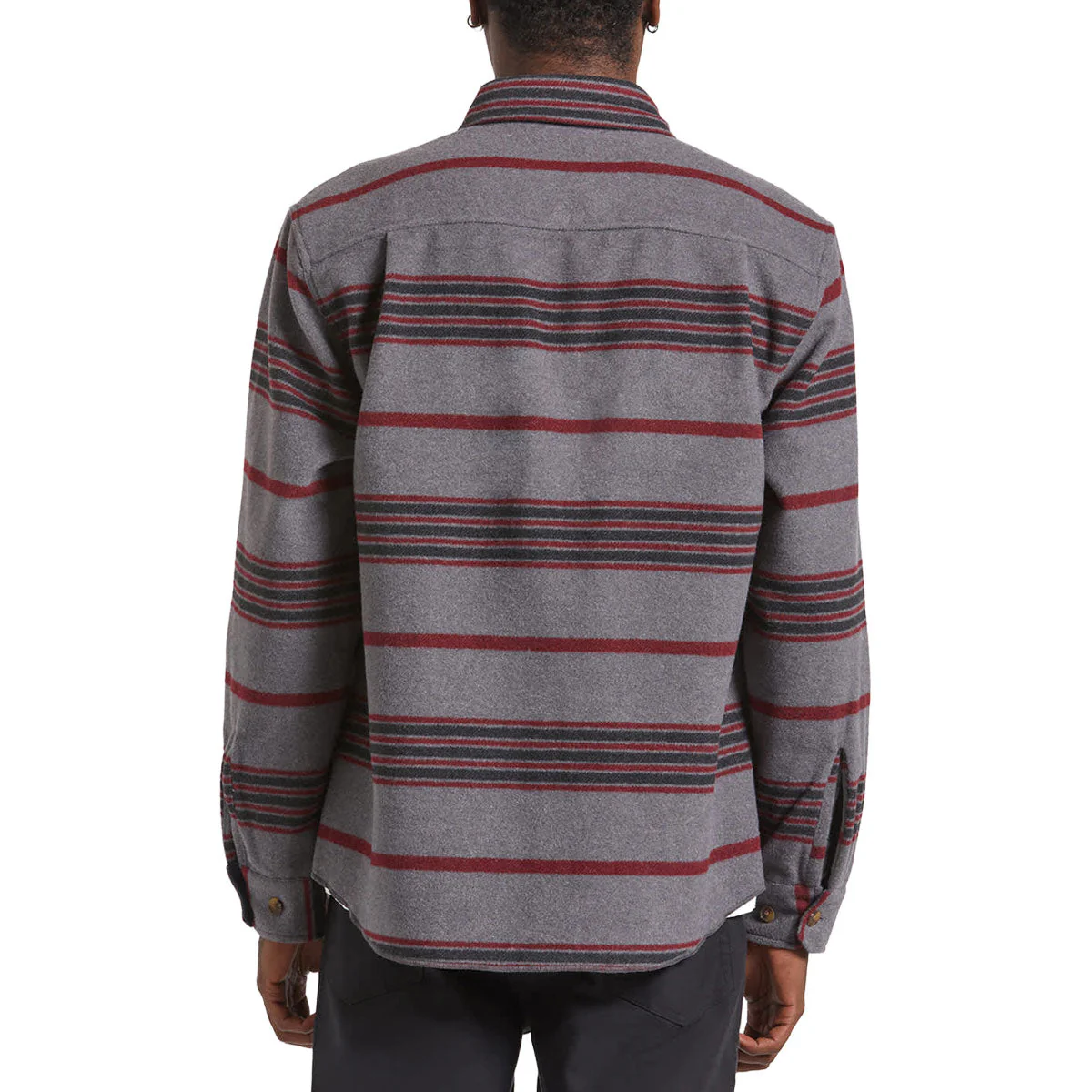 Brixton Altered Threads Long Sleeve Over Shirt - Multi Blanket Stripe - Image 2