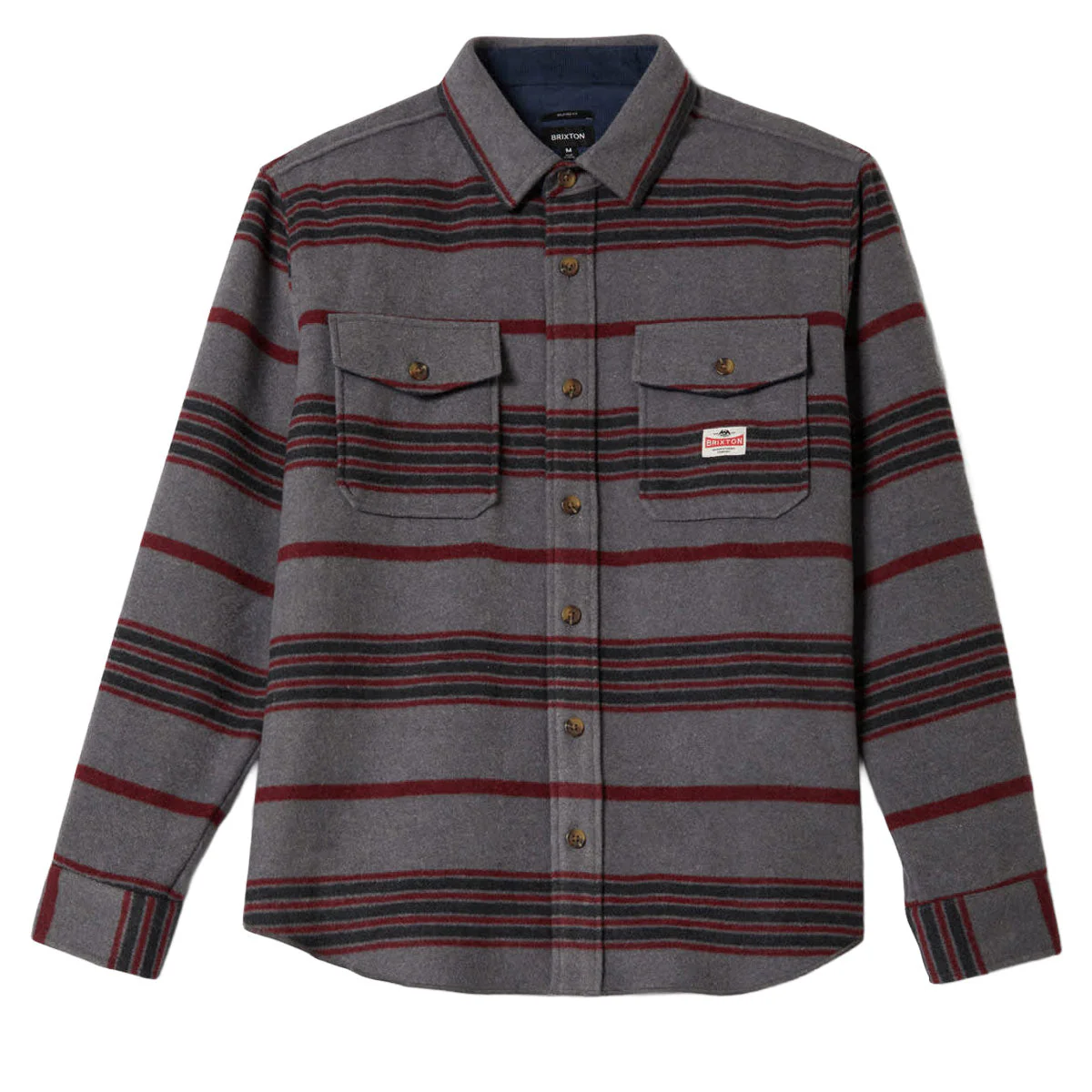 Brixton Altered Threads Long Sleeve Over Shirt - Multi Blanket Stripe - Image 3