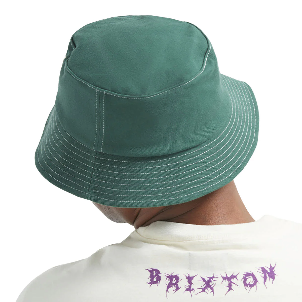 Brixton Eldon Packable Bucket Hat - Primal Green - Image 5