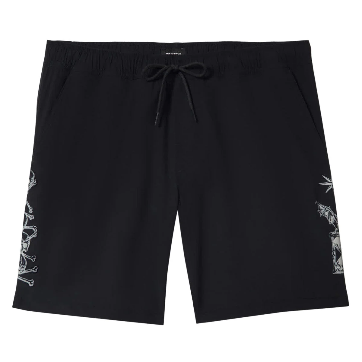 Brixton Everyday Hybrid 7" Shorts - Black/White