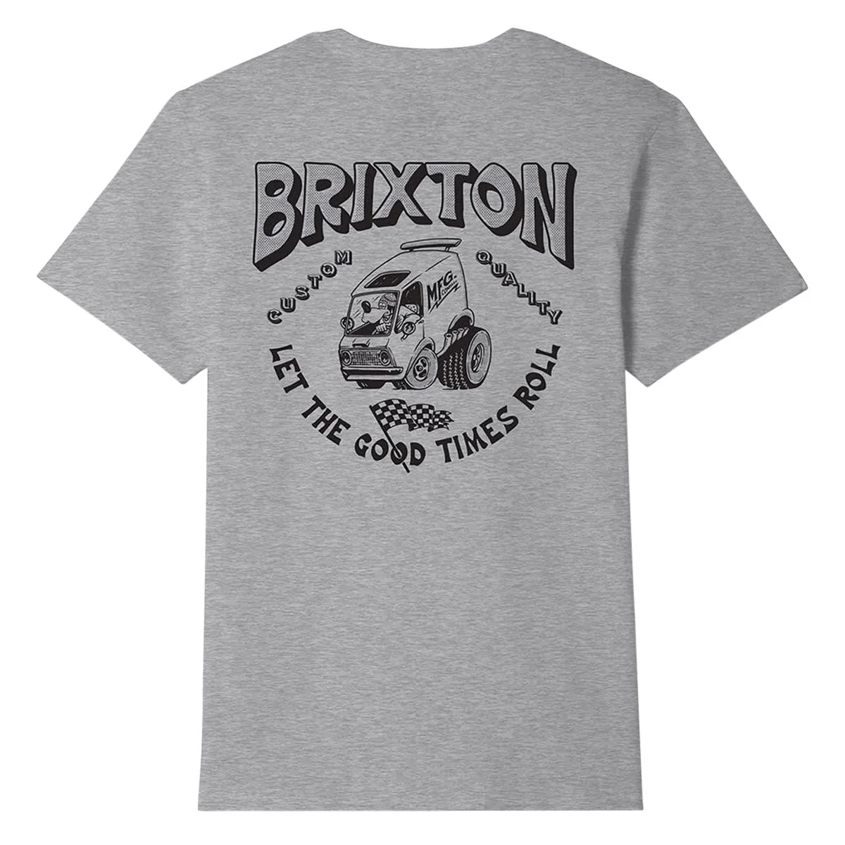 Brixton Garnet T-Shirt - Heather Grey