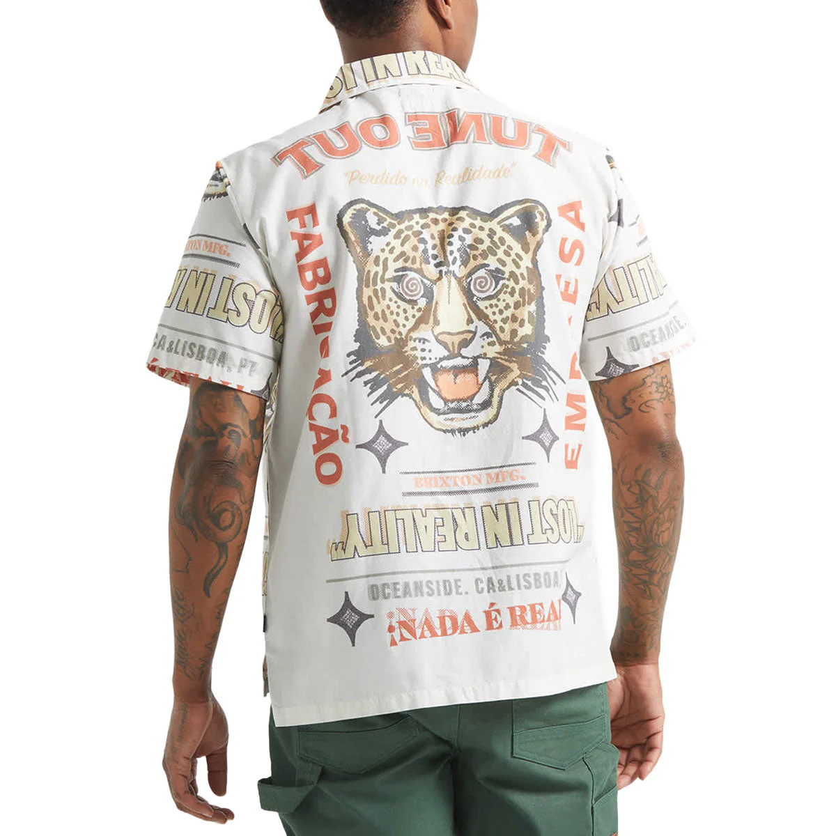Brixton Getaway Shirt - Lost In Reality Print - Image 3
