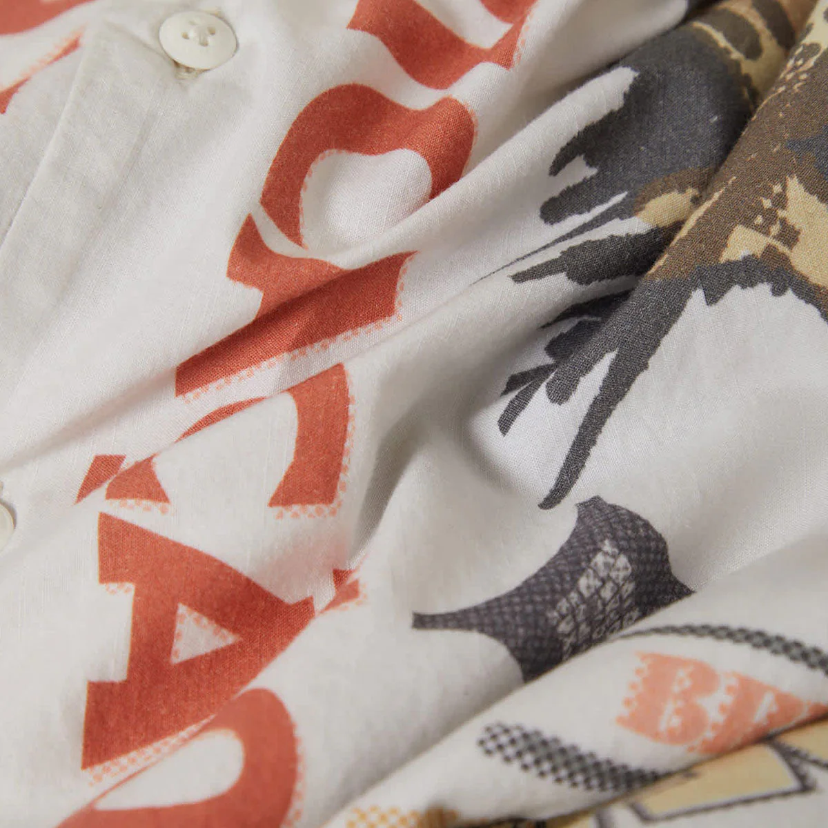 Brixton Getaway Shirt - Lost In Reality Print - Image 4