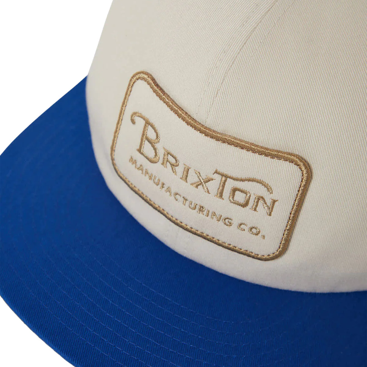 Brixton Grade HP Snapback Hat - Whitecap/Royal - Image 3