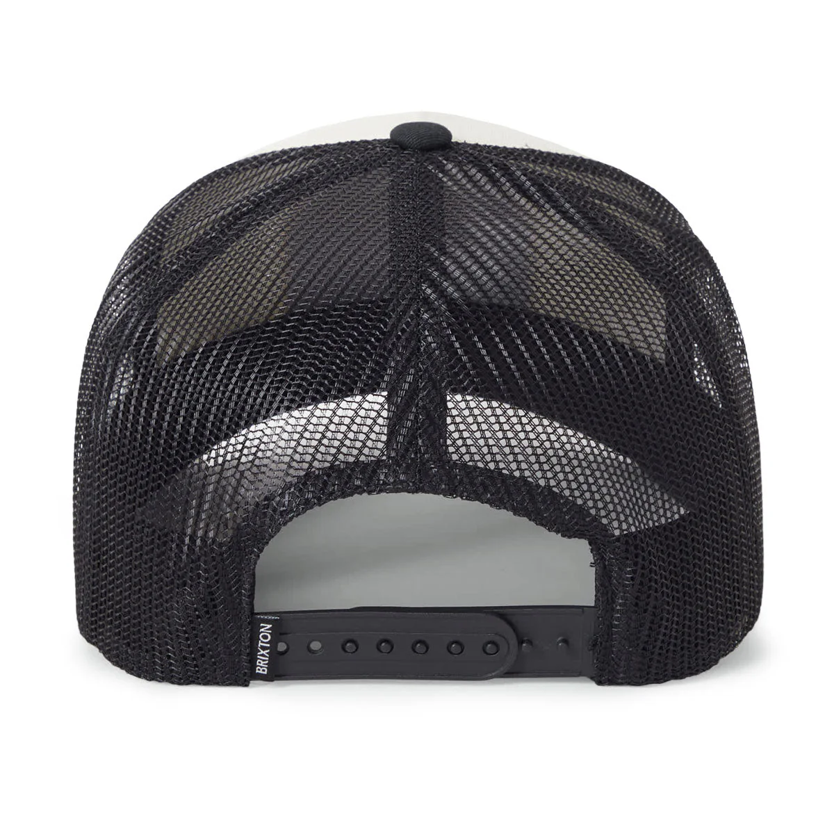 Brixton Hubal C Np Mp Trucker Hat - Black/Off White/Black - Image 2