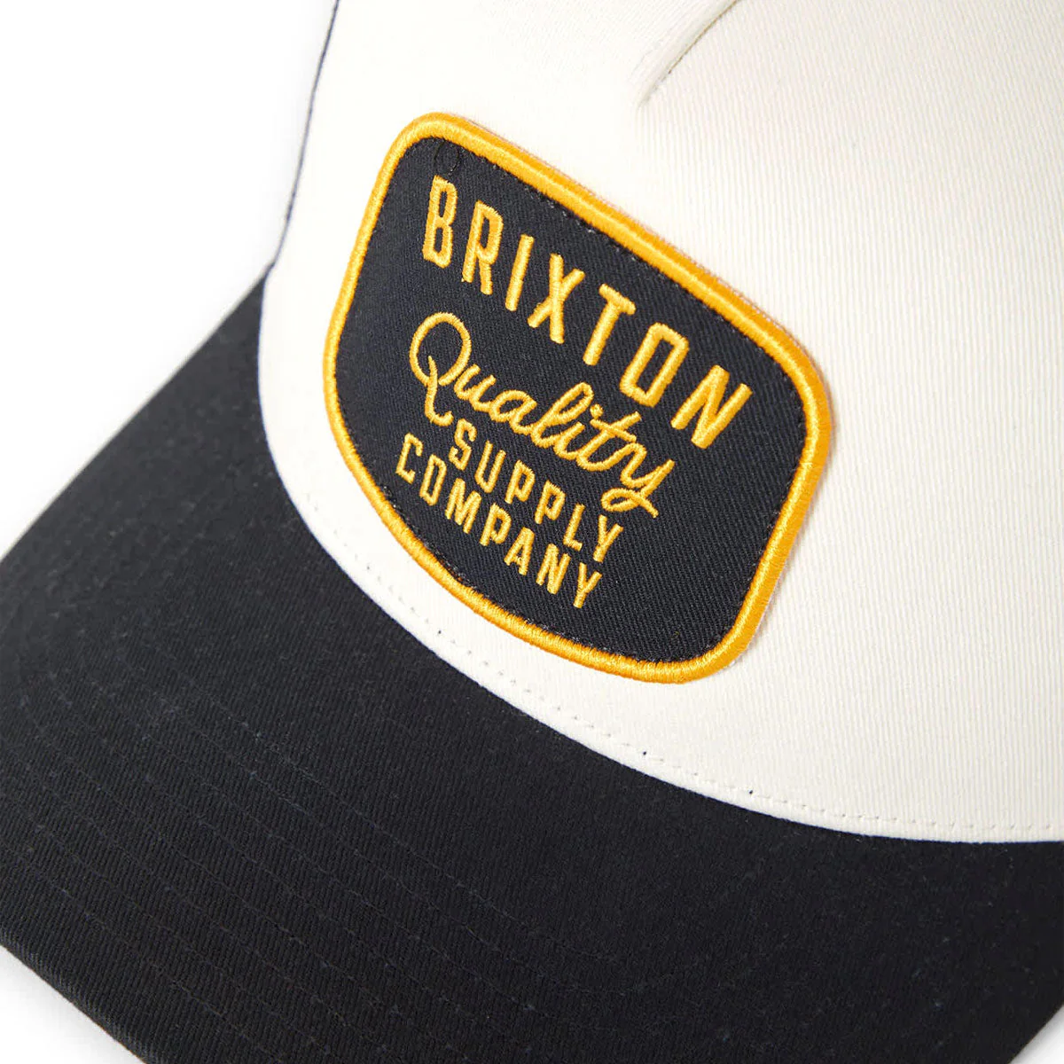 Brixton Hubal C Np Mp Trucker Hat - Black/Off White/Black - Image 3