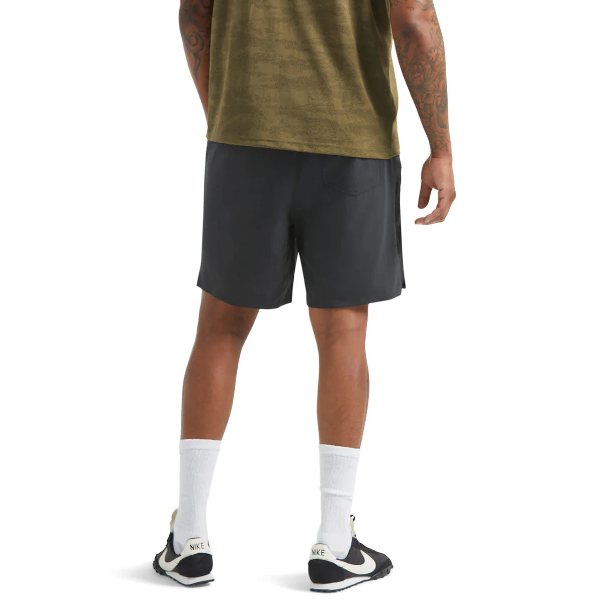 Brixton Journey Active Shorts - Black - Image 5