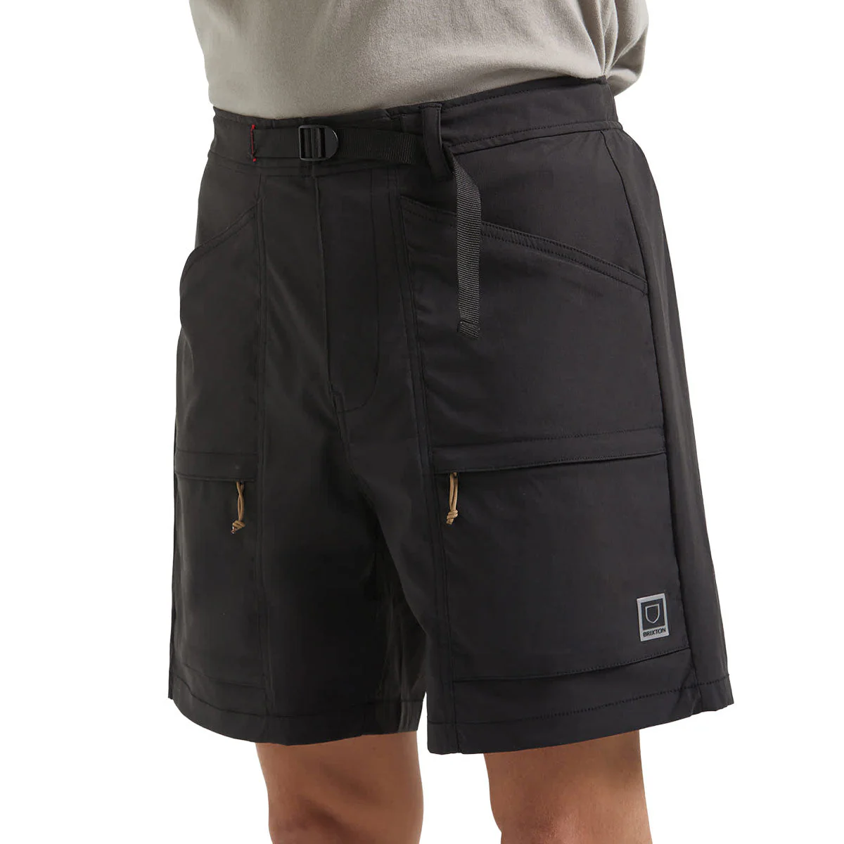 Brixton Journey Utility Shorts - Black - Image 4