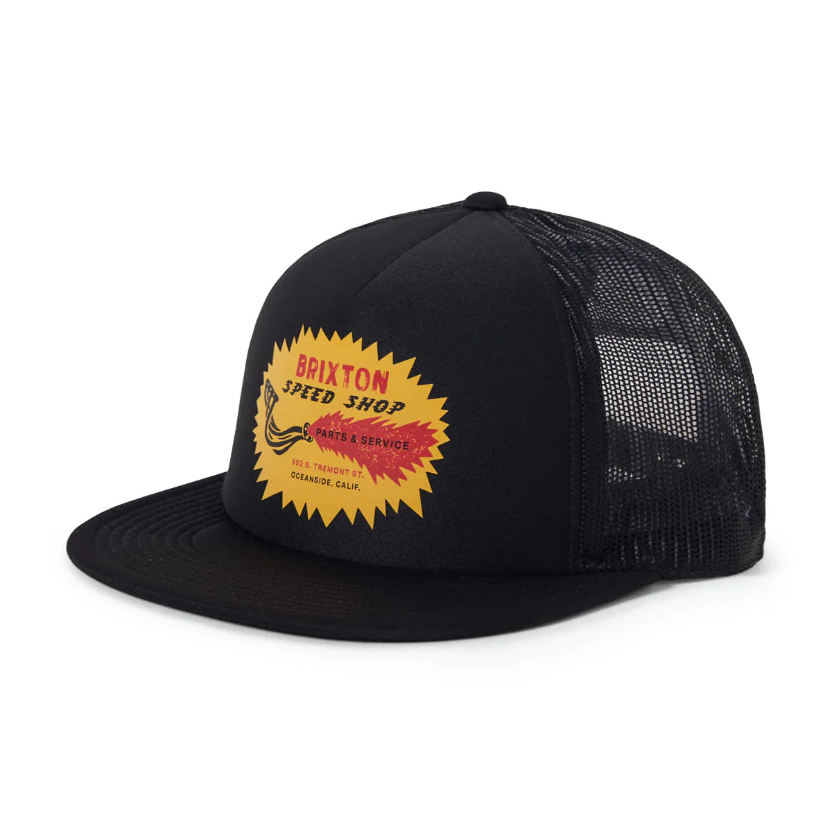 Brixton Mavis Netplus HP Trucker Hat - Black/Black