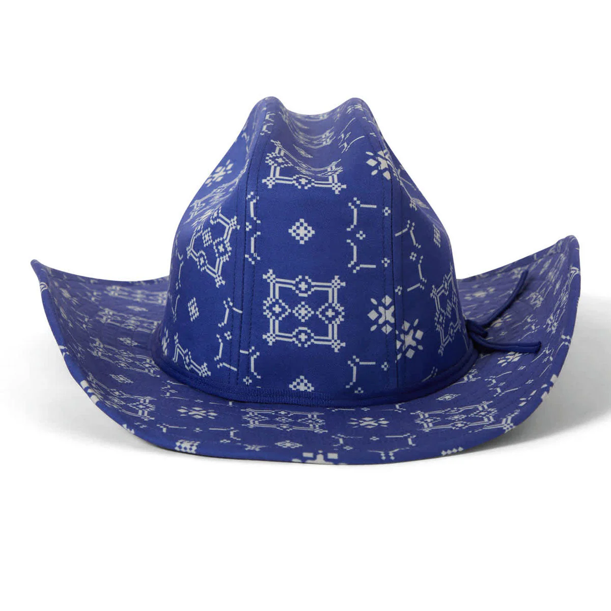 Brixton Odessa Cowboy Hat - Sunrise Blue/White - Image 2