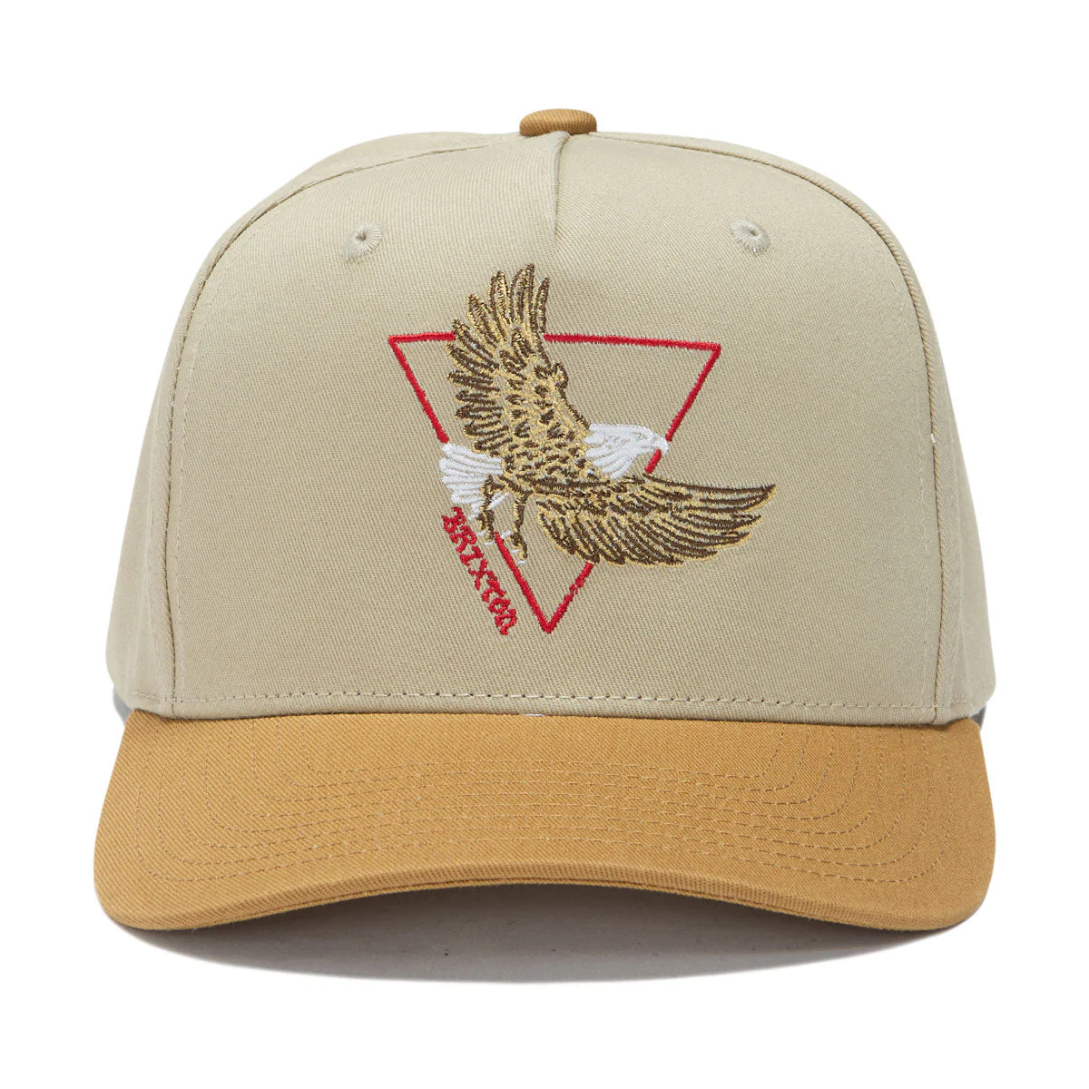 Brixton Opal C Np Mp Snapback Hat - Sand/Dark Khaki - Image 2