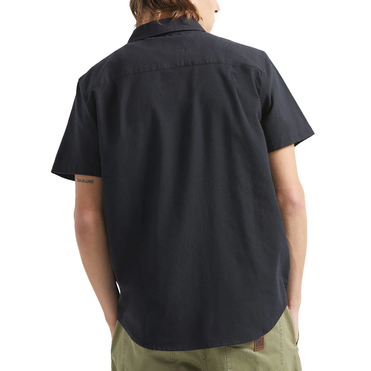 Brixton Sanford Oxford Shirt - Black - Image 2