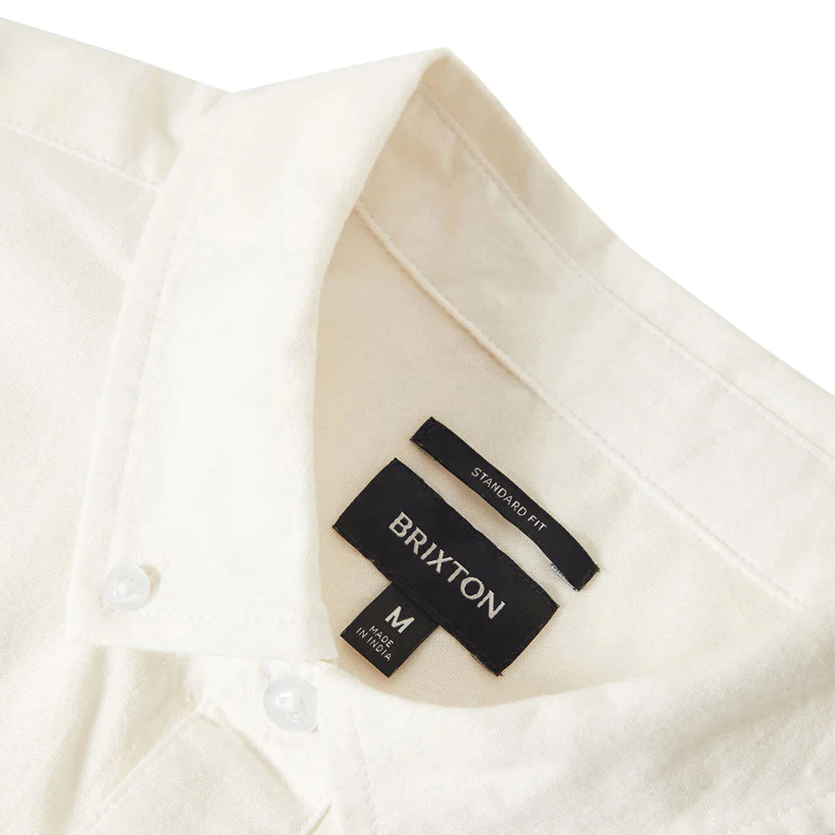 Brixton Sanford Oxford Shirt - Off White - Image 5