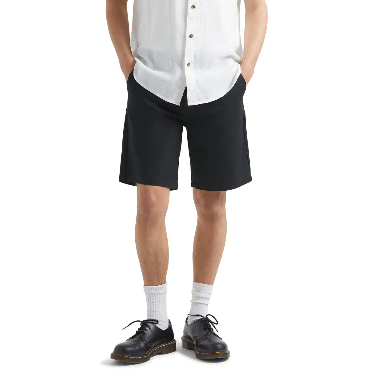 Brixton Santo Chino Shorts - Black - Image 2