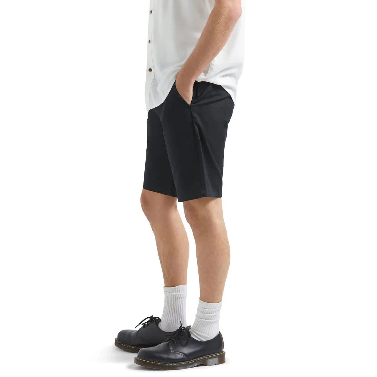 Brixton Santo Chino Shorts - Black - Image 4