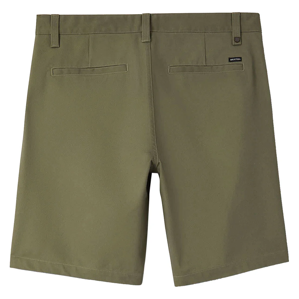 Brixton Santo Chino Shorts - Olive Surplus - Image 2