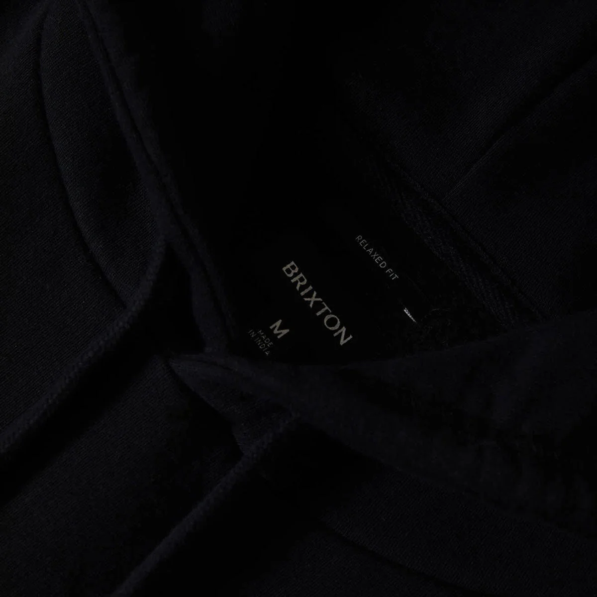 Brixton Smile Always Relaxed Hoodie - Black Worn Wash - Image 3