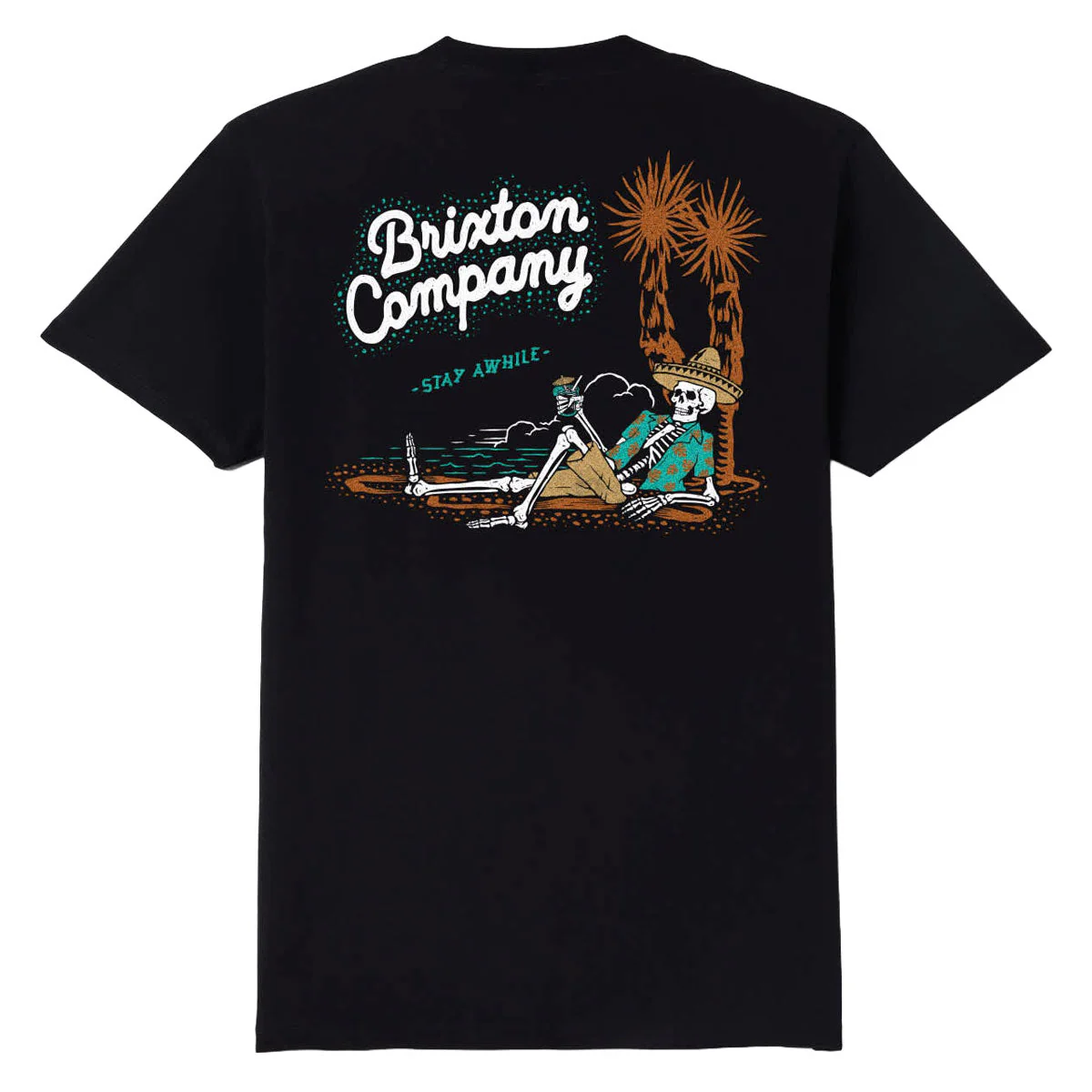 Brixton Stay While T-Shirt - Black