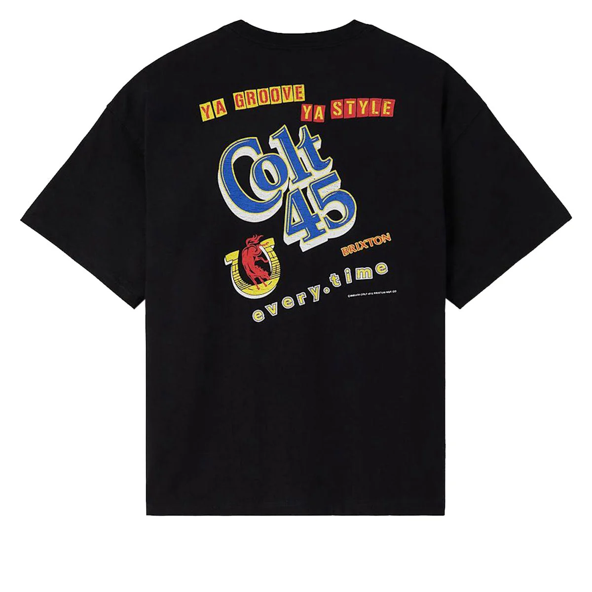 Brixton x Colt 45 Everytime Oversized T-Shirt - Black