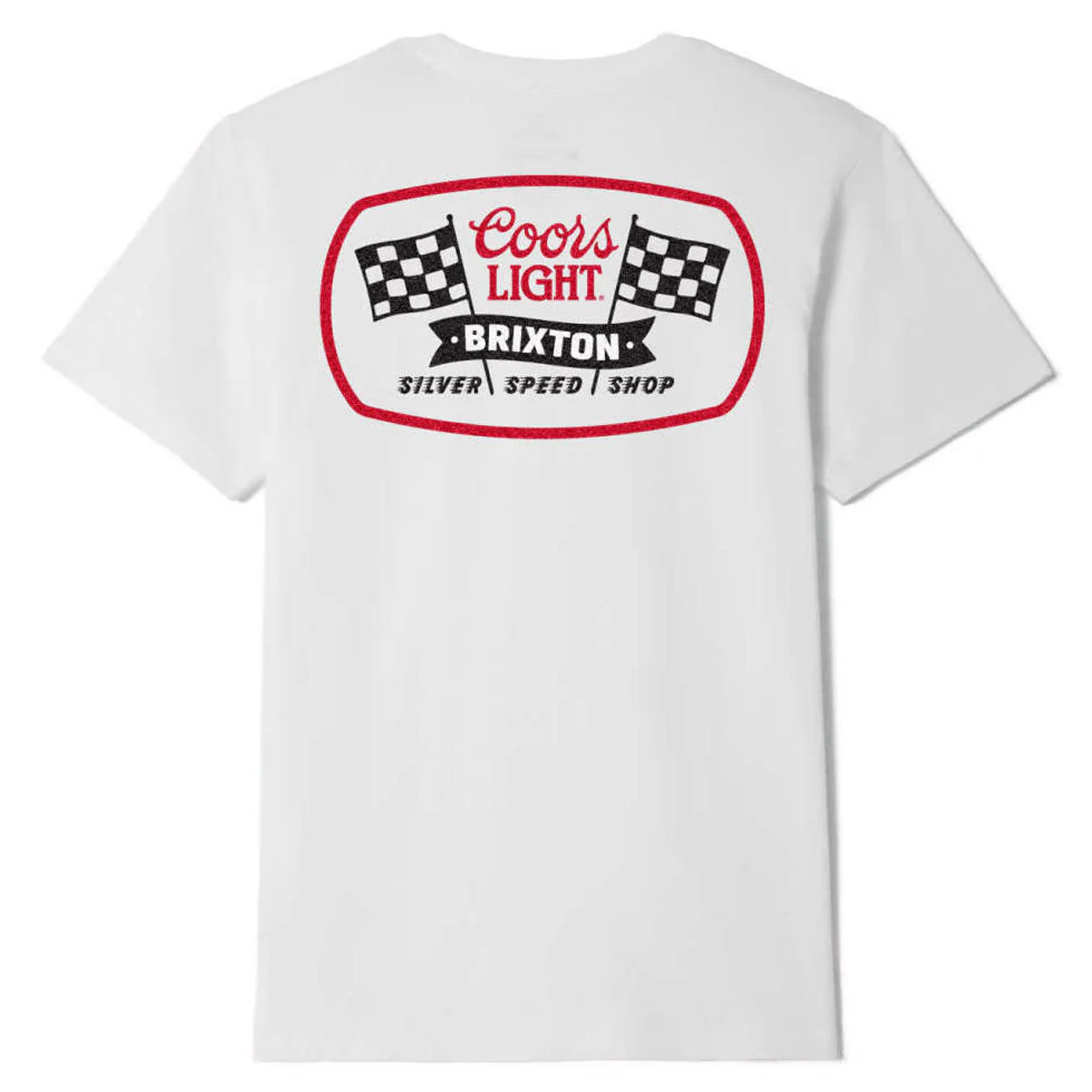 Brixton x Coors Light Pit Stop T-Shirt - White