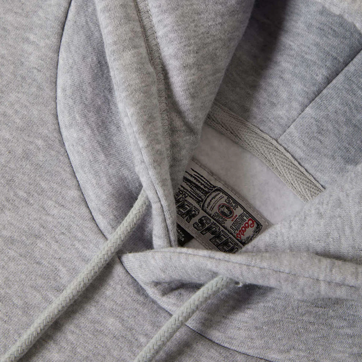 Brixton x Coors Light Silver Speed Hoodie - Heather Grey - Image 3