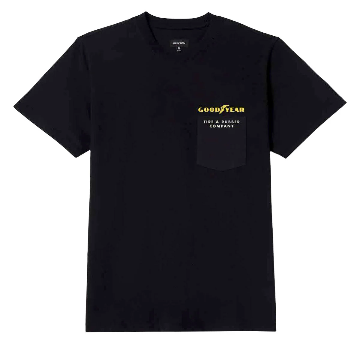Brixton x Goodyear Service Pocket T-Shirt - Black