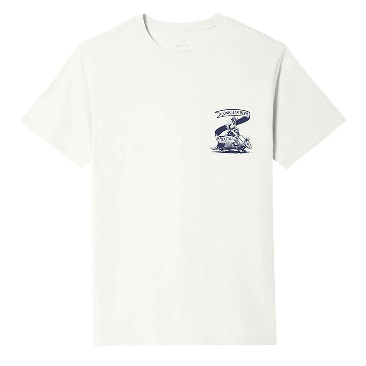 Brixton x Lone Star Armadillo T-Shirt - Cream - Image 2