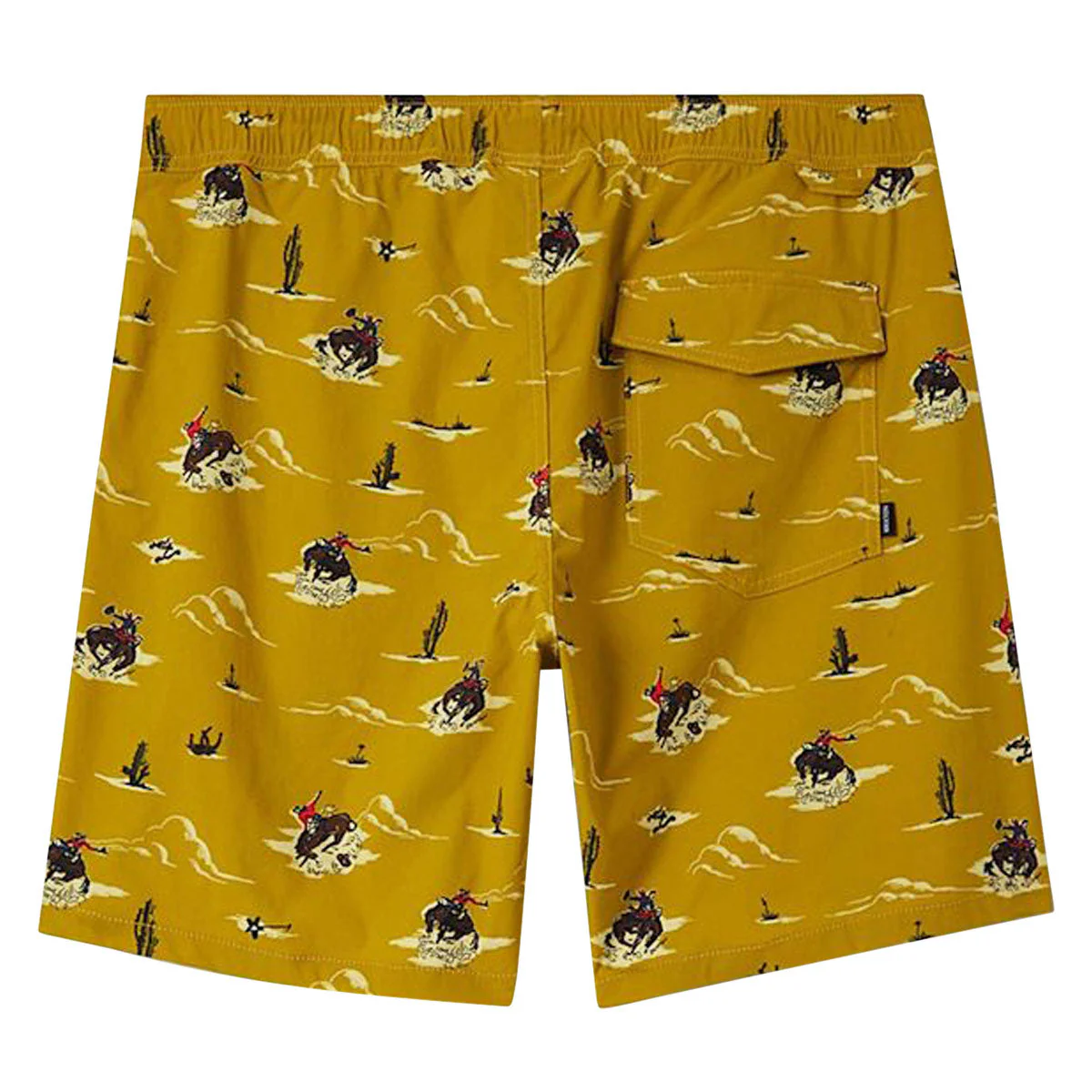 Brixton x Lone Star Everyday Hybrid 7" Shorts - Texas Gold Lone Star - Image 2