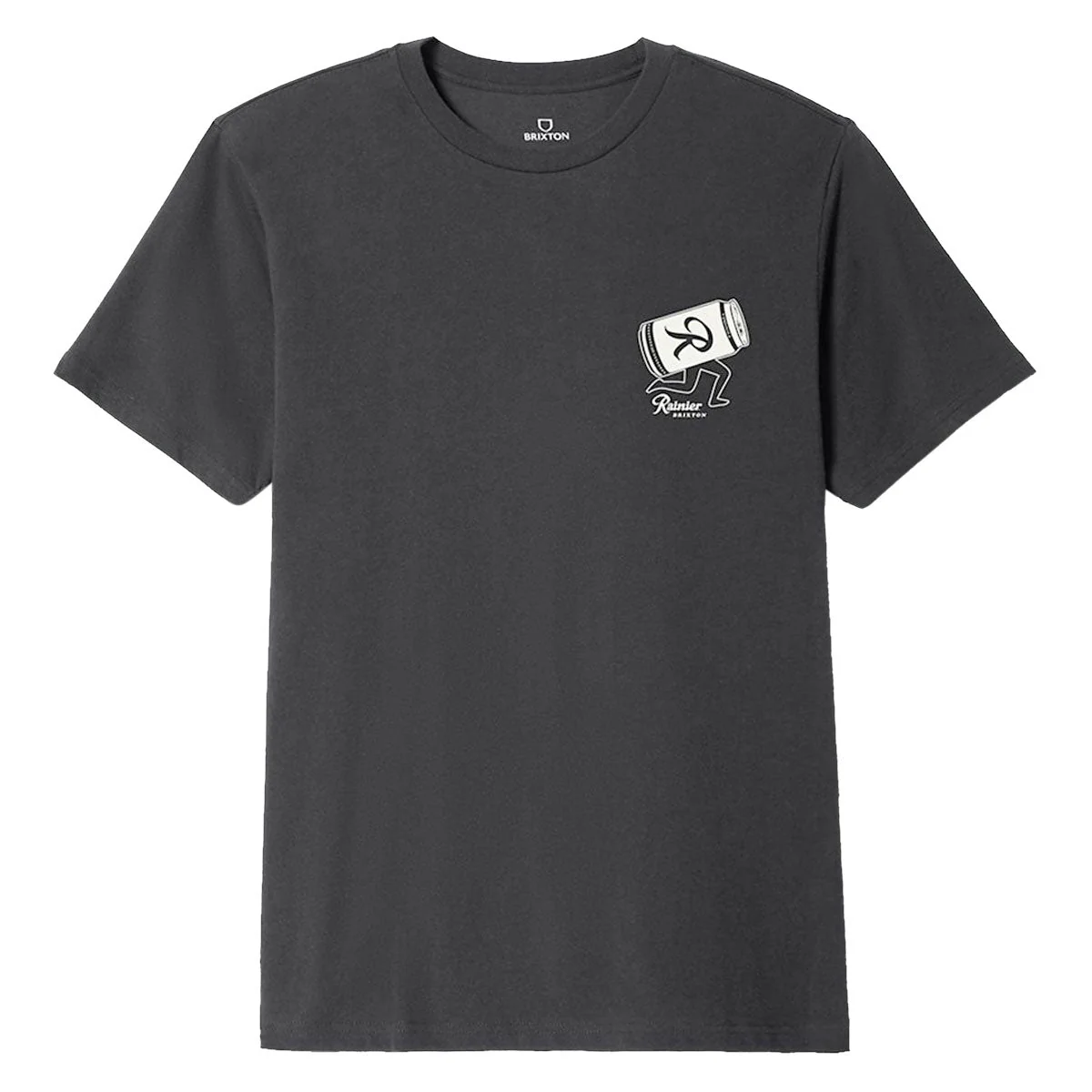 Brixton x Rainier Beer Run T-Shirt - Black