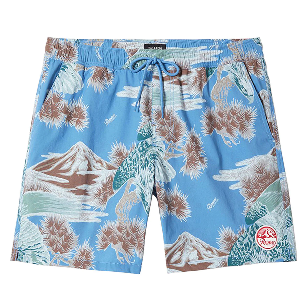 Brixton x Rainier Everyday Hybrid 7" Shorts - Blue Sky Rainier