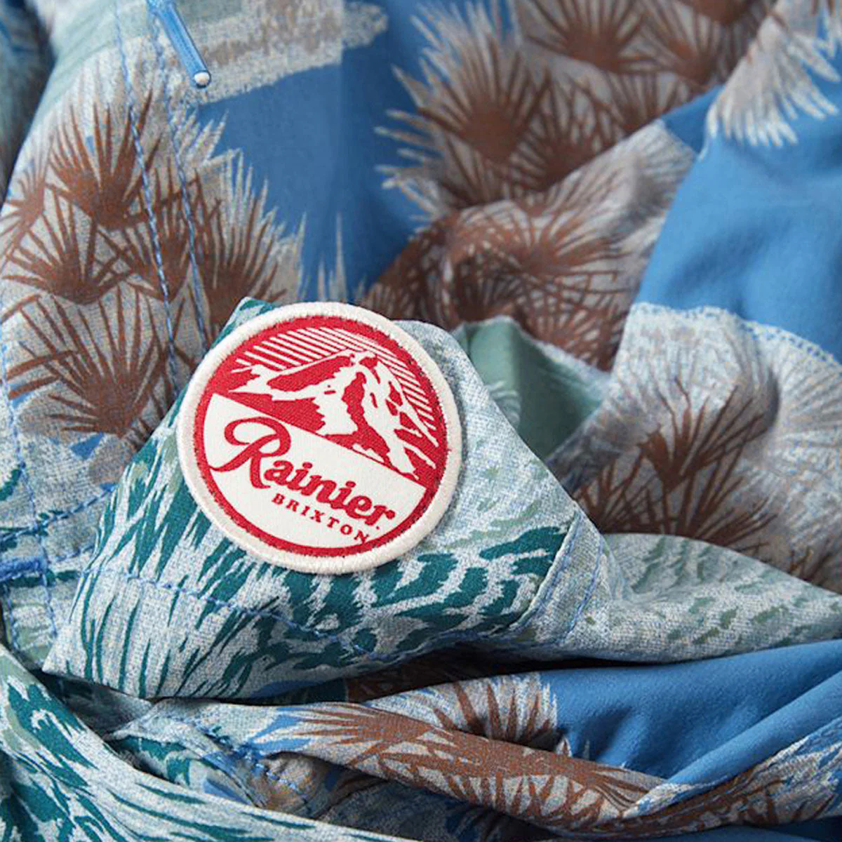 Brixton x Rainier Everyday Hybrid 7" Shorts - Blue Sky Rainier - Image 3