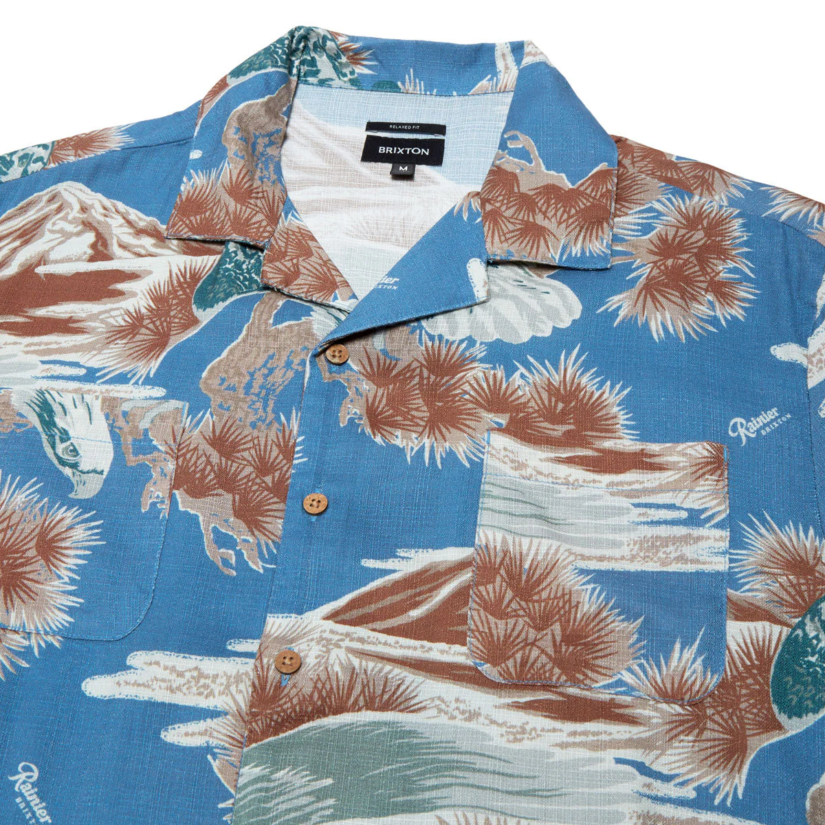 Brixton x Rainier Shirt - Blue Sky - Image 2