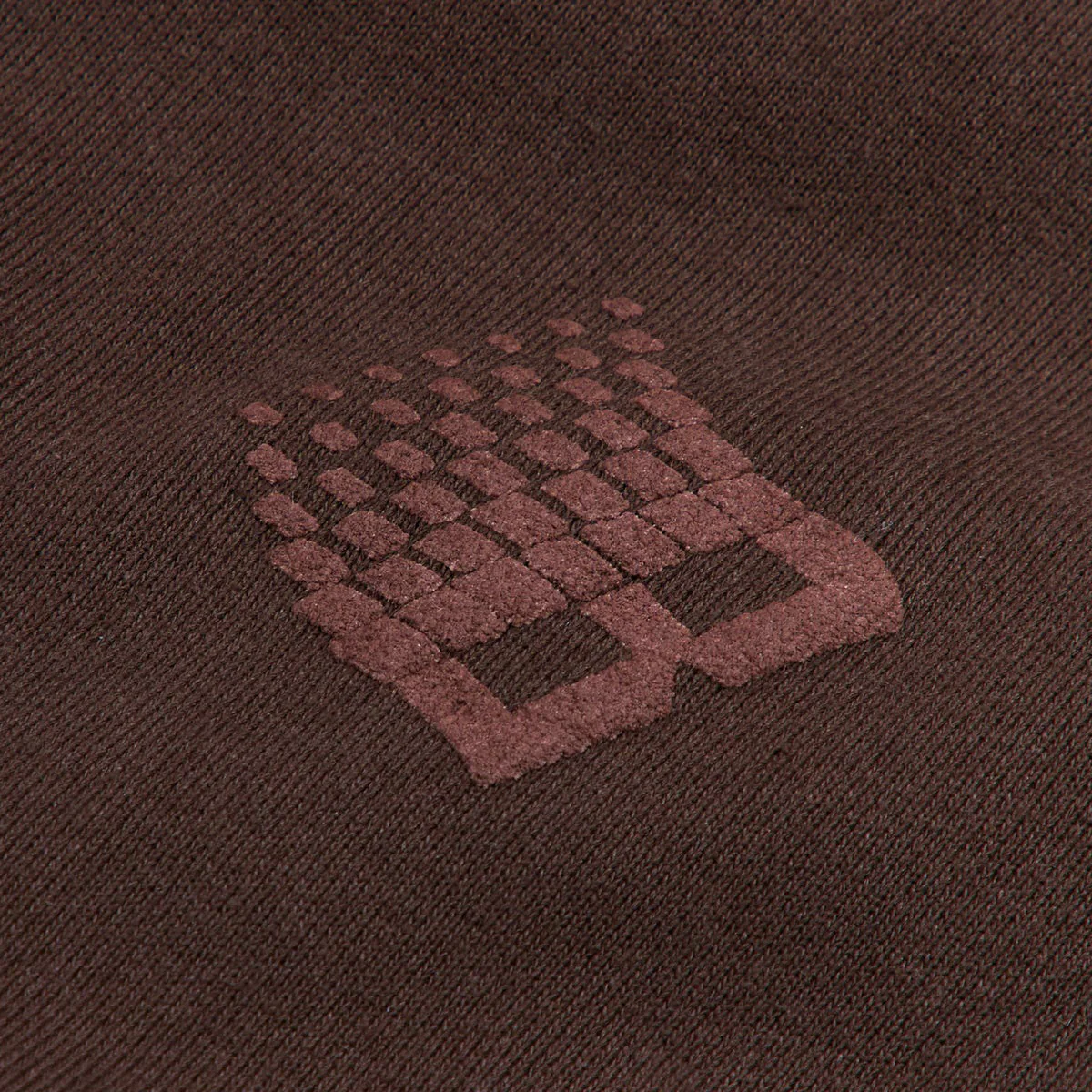 Bronze 56k B Logo Puff Print Hoodie - Brown - Image 3