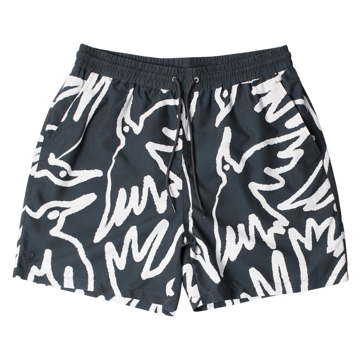 By Parra Birds Fly Free Swim Shorts - Black