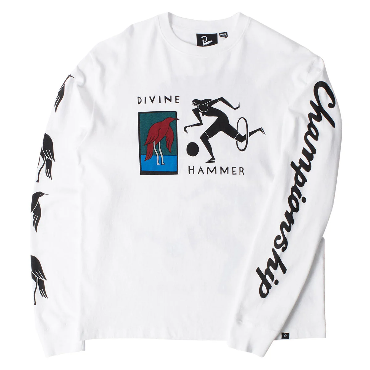 By Parra Divine Hammer Long Sleeve T-Shirt - White - Image 3