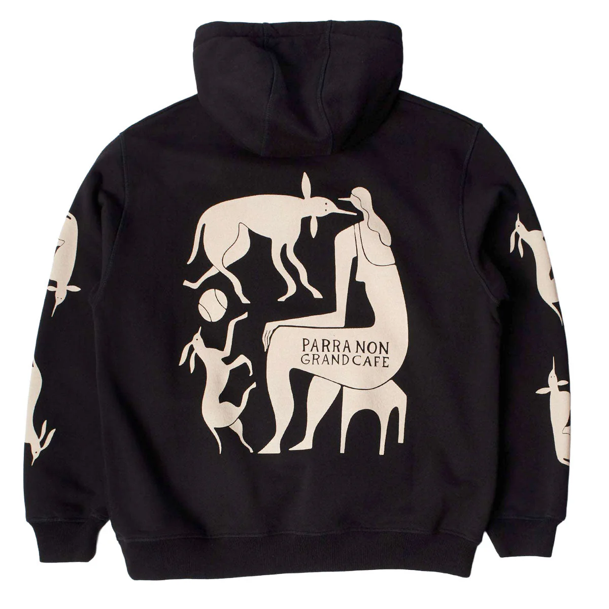 By Parra Non Grand Cafe Hoodie - Black - Image 2