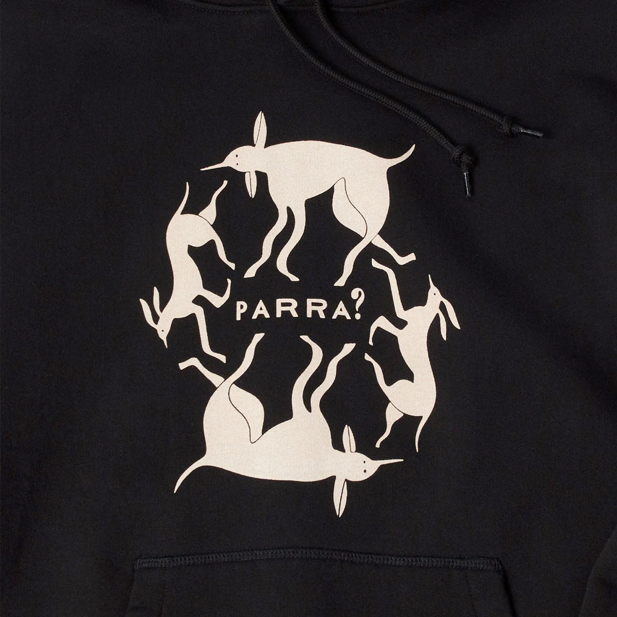 By Parra Non Grand Cafe Hoodie - Black - Image 4